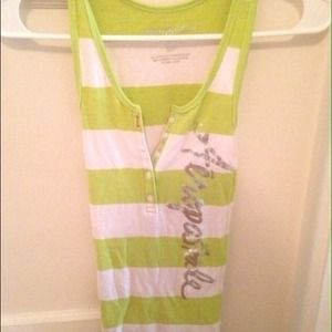 Aeropostale Stretch Stripe Tank Top