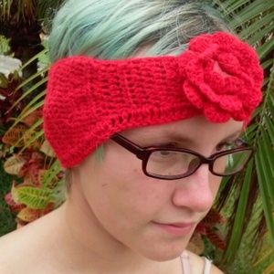 Handmade crochet headbands ear warmers