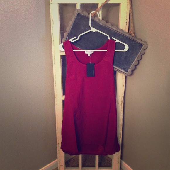Maroon Shift Dress