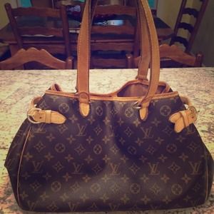 Auth. Louis Vuitton Batignolles Horizontal purse