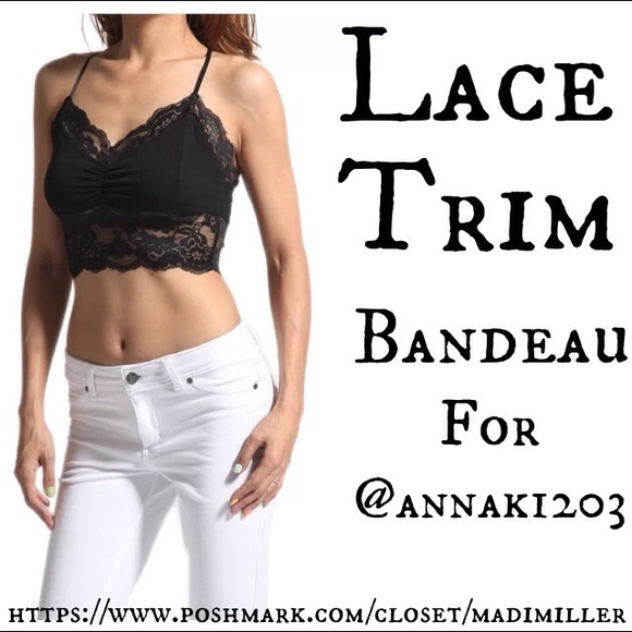 Lace Trim Bandeau For @annak2013