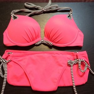 Victoria secret push up bikini top and bottom