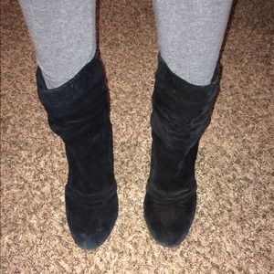 Black suede Jessica Simpson Cornelia booties!!!