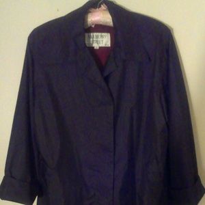 Autum rain coat, fully lined.