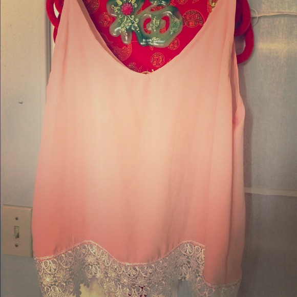 Lace tank top