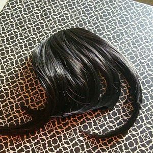 Unused clip on bangs
