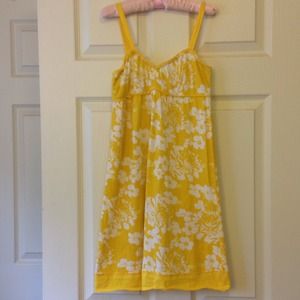 Yellow Floral Dress