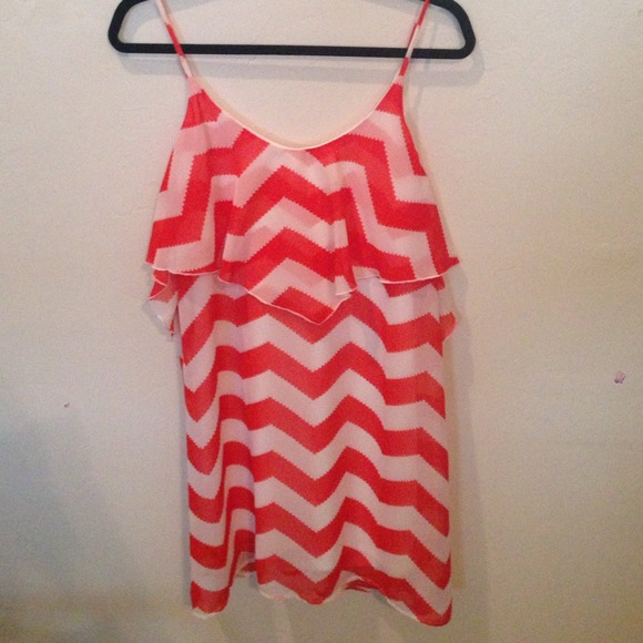 Chevron print dress