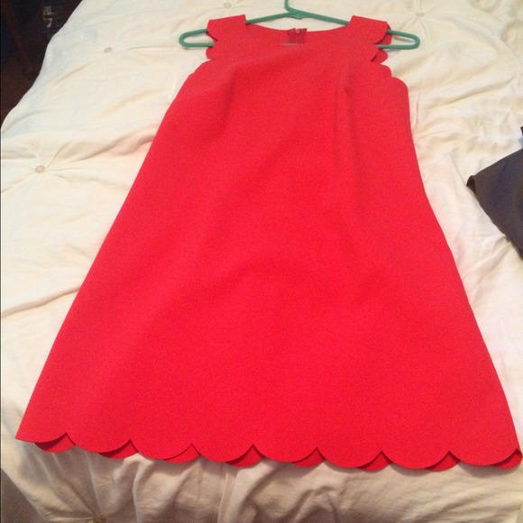 J. Crew scalloped shift dress Size 2
