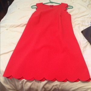 J. Crew scalloped shift dress Size 2