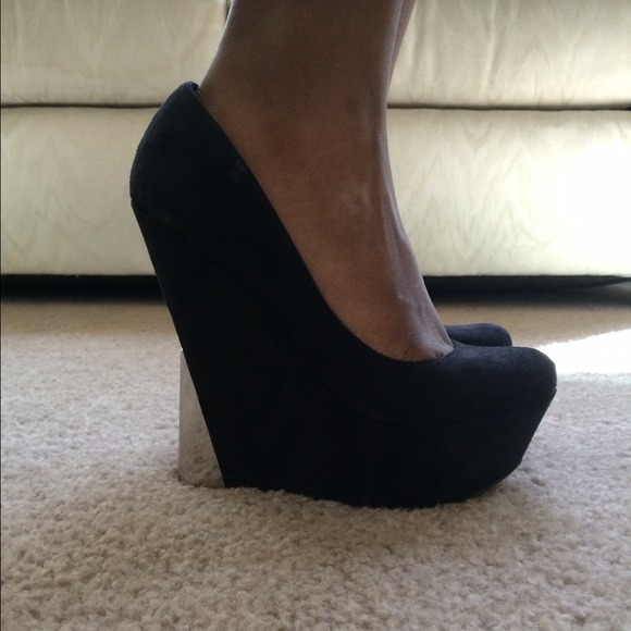 Suede Wedge Heels (Wild Pair)