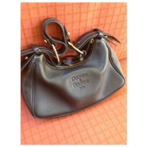 Authentic black leather Dooney & Bourke handbag