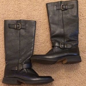 **REDUCED** Black Steve Madden Leather Boots
