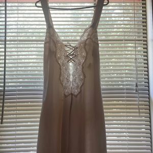 Beautiful night gown with robe by Victoria Secret
