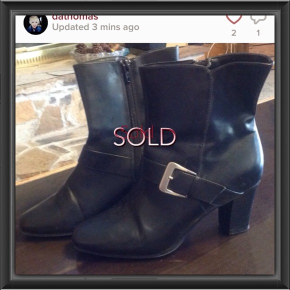 On hold!!Black Ankle boots ON SALE!