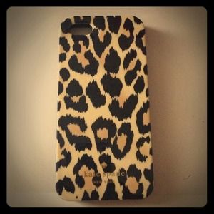 Kate Spade iPhone 5 leopard print case