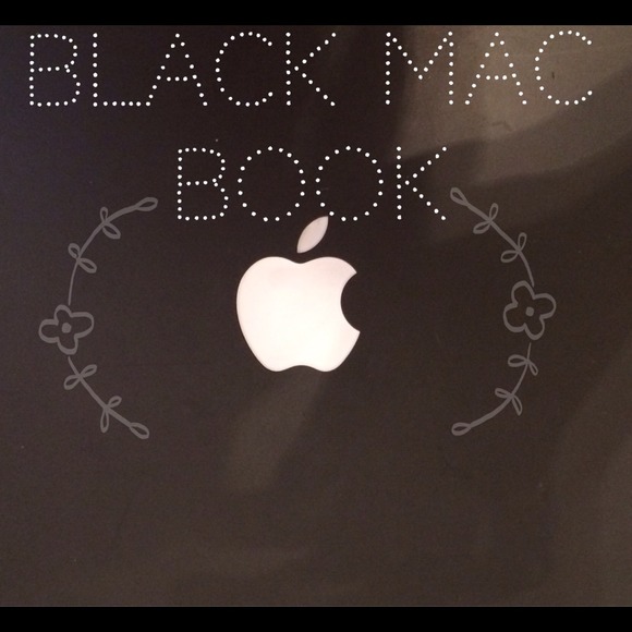 Black 2008 Model MacBook
