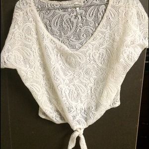 Lace crop top