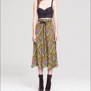 Mara Hoffman * Size 0 - tea length skirt