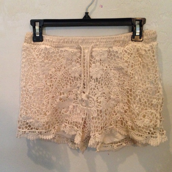 Crochet shorts