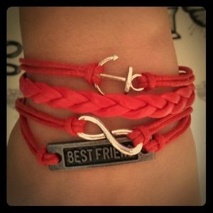 NWOT Best Friend red bracelet - 2 available