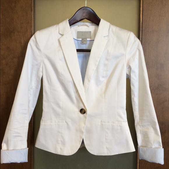 White H&M Blazer