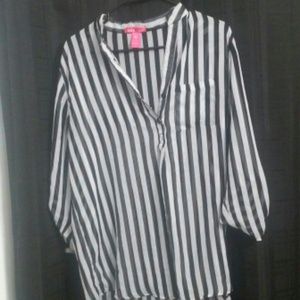 black and white blouse