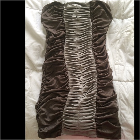 Large papaya spandex club wear dress