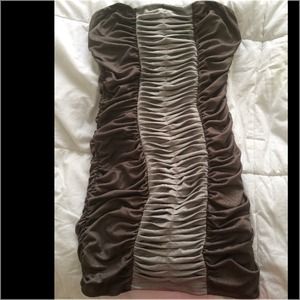 Large papaya spandex club wear dress