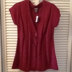 Button up sweater vest