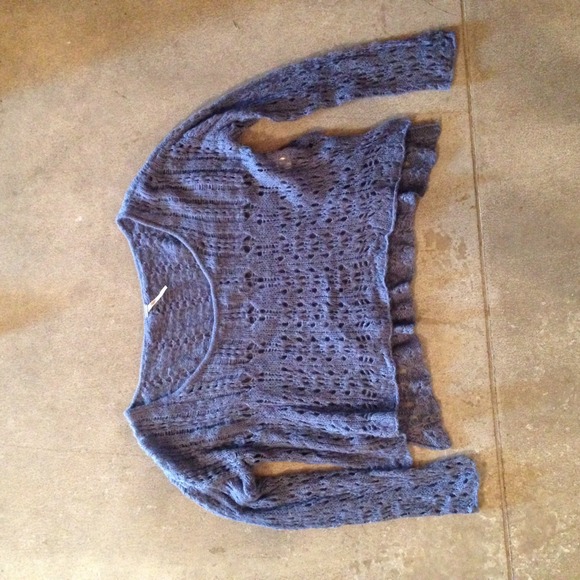 Free People Sweaters - Free people grey knit sweater