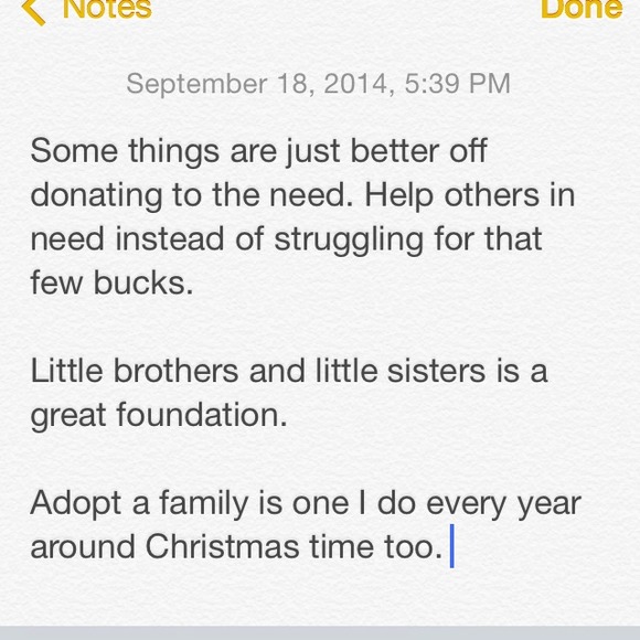 Help the need