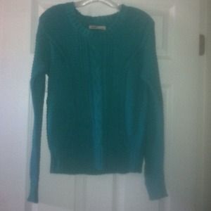 Teal sweater