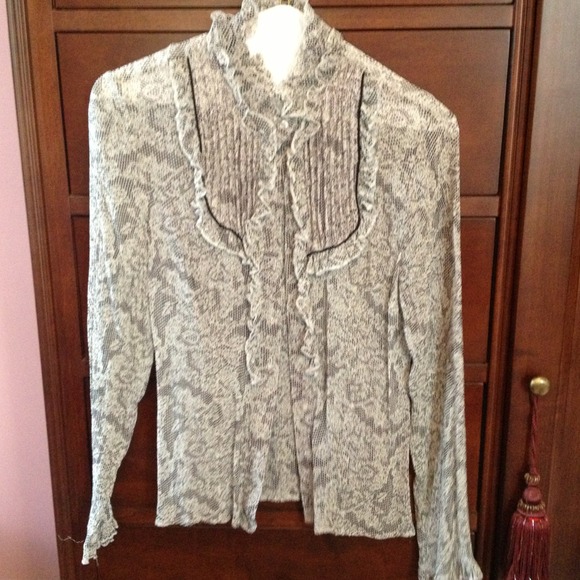 INC floral blouse.