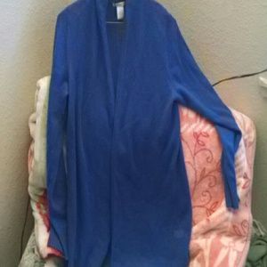 White and Warren "Essential Open Cardigan"