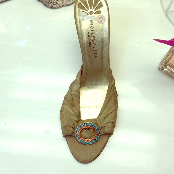 Slip on evening sandal