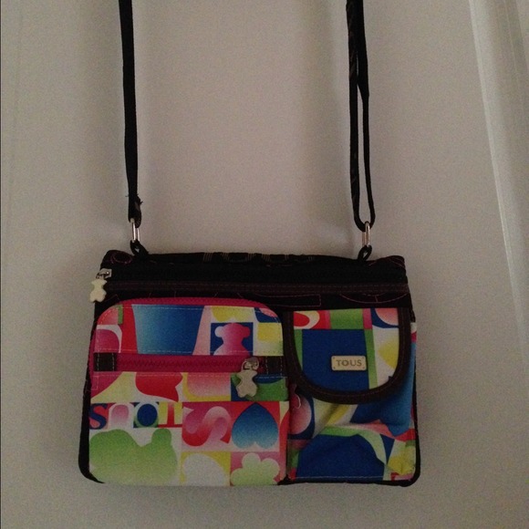 Colorful Tous hand bag