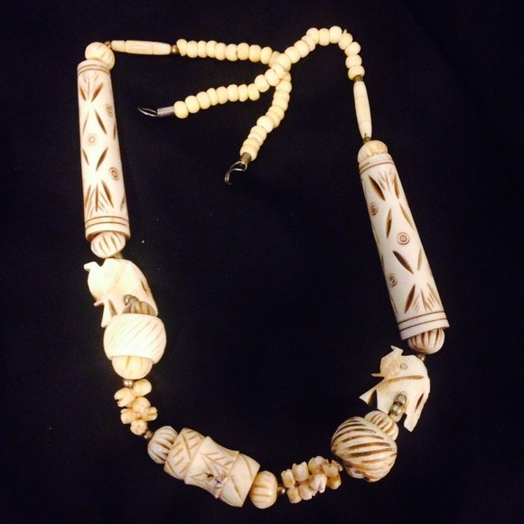 elephant ivory necklace