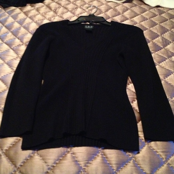 ⚡Reduced⚡INC black v-neck sweater.