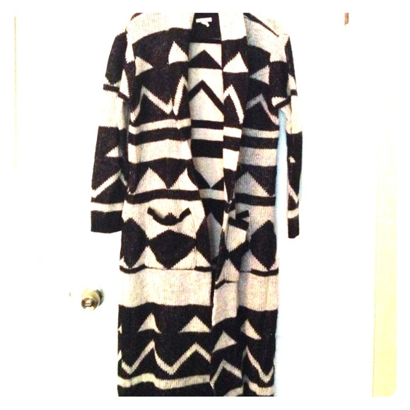 Aztec Floor length Cardigan