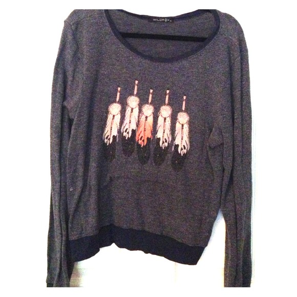 Slouchy Tribal Sweatshirt