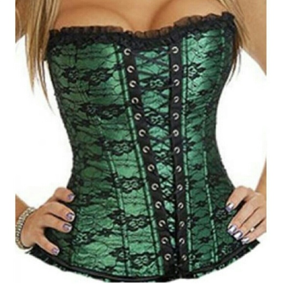 Green corset