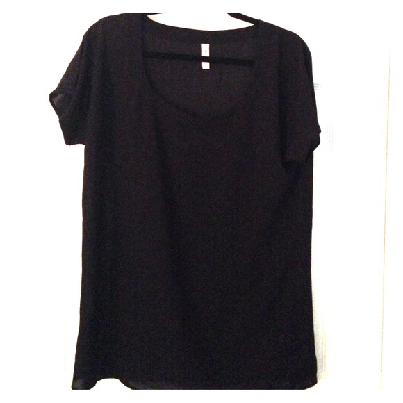 Sheer Black long shirt