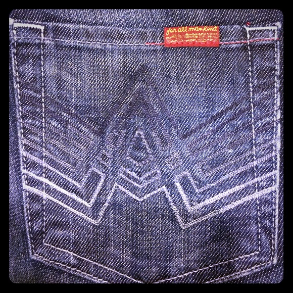 7 for all mankind " A" pocket