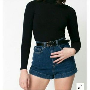 American apparel high waisted shorts  size 27