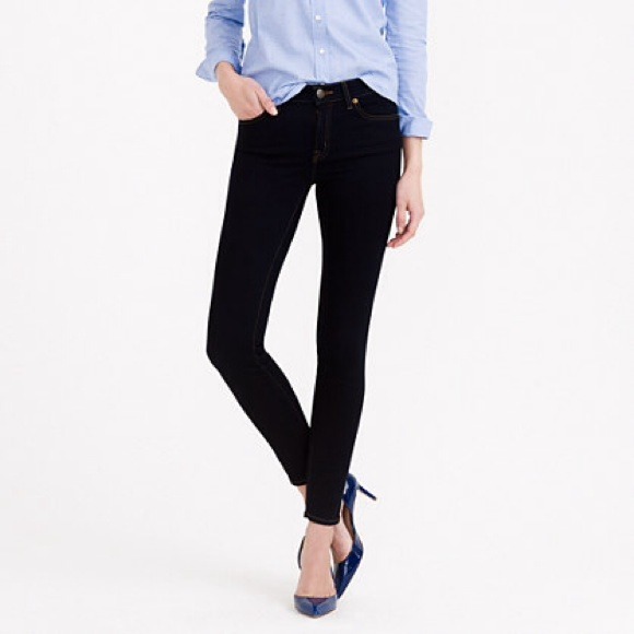 JCrew Toothpick Jeans in Resin Rinse
