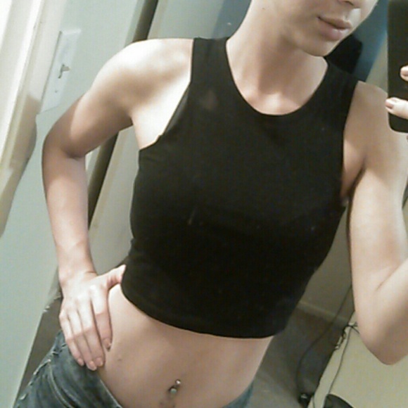 Black Crop Top
