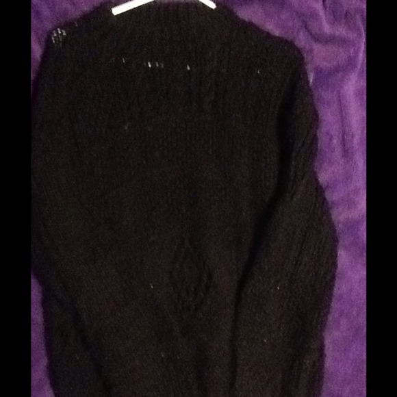 Oversize Black Sweater