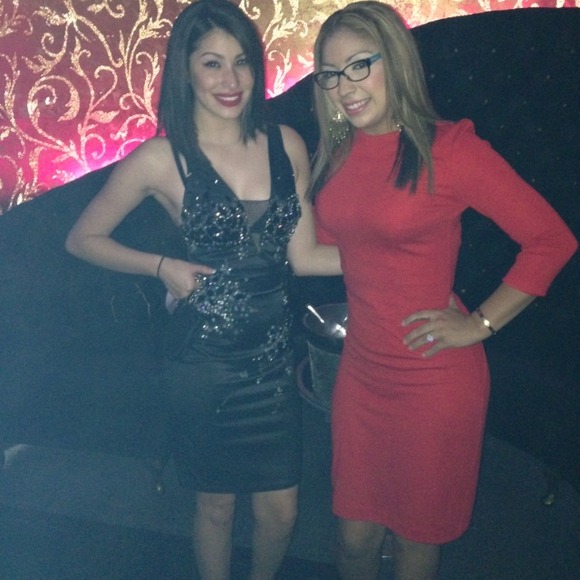 Mandalay blk beaded dress