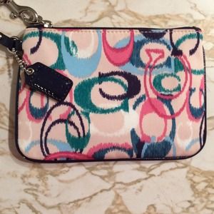 Authentic coach wristlet